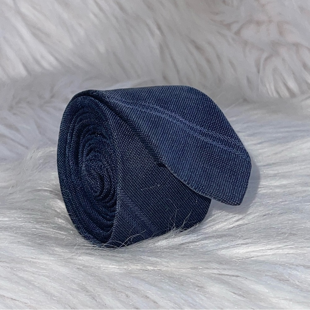 String Beans Tie Blue Stripe Pattern